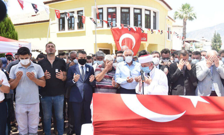 Şehit ormancı son yolculuğuna uğurlandı