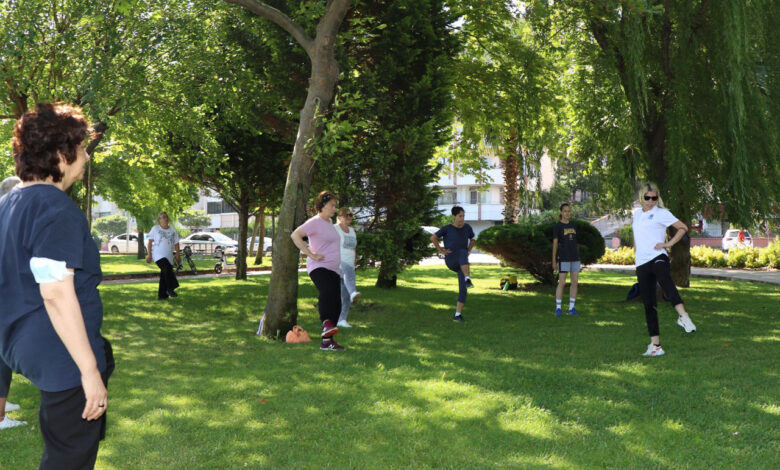 Kocaeli’de açık havada egzersiz