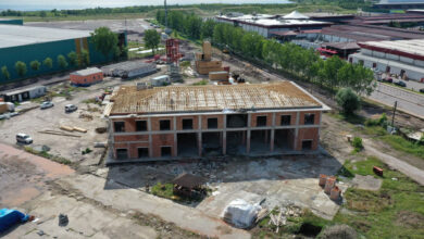 Kocaeli İtfaiyesi’nde yeni bina çalışmaları sürüyor