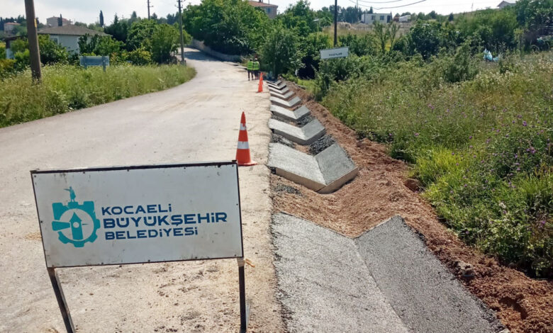 Kocaeli kırsalında V kanal çalışması