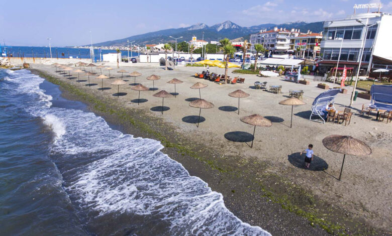 İzmir Güzelbahçe plajları yaza hazır