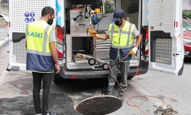 KASKİ altyapıyı robotla görüntülüyor
