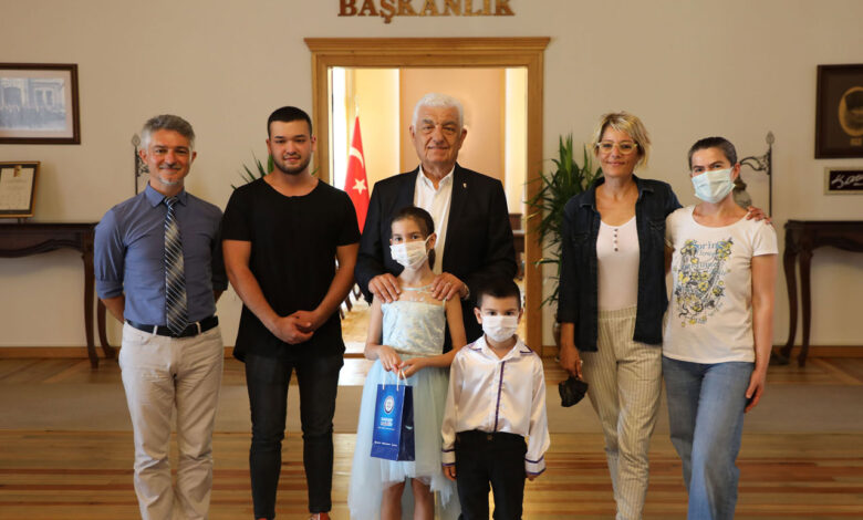 Muğla’da başarılı konservatuarlılardan Başkan’a ziyaret