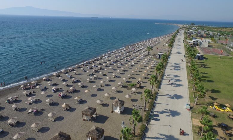 Mavi Bayraklı Ağapark’a tatilci akını