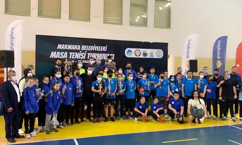 Masa tenisi turnuvasına Sakarya imzası