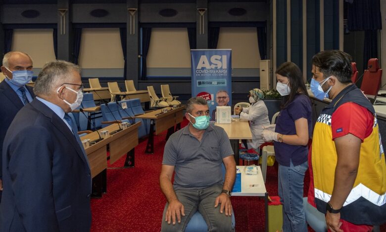 Kayseri Büyükşehir’den aşı seferberliği