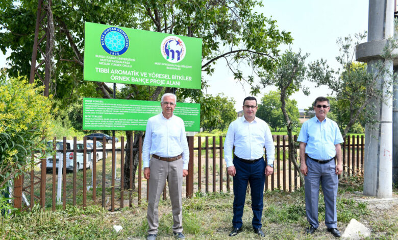 Bursa’da ‘Tıbbi ve aromatik bitkiler bahçesi’ örnek olacak