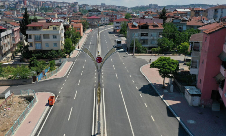 Kocaeli Darıca’da Cengiz Topel Caddesi’ne son dokunuş