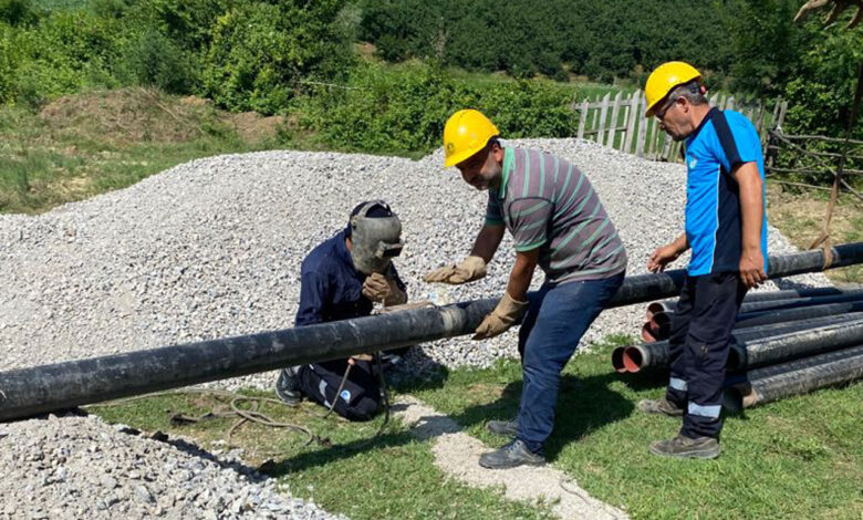 Sakarya Ferizli’de su iletim sorununa SASKİ eli değdi