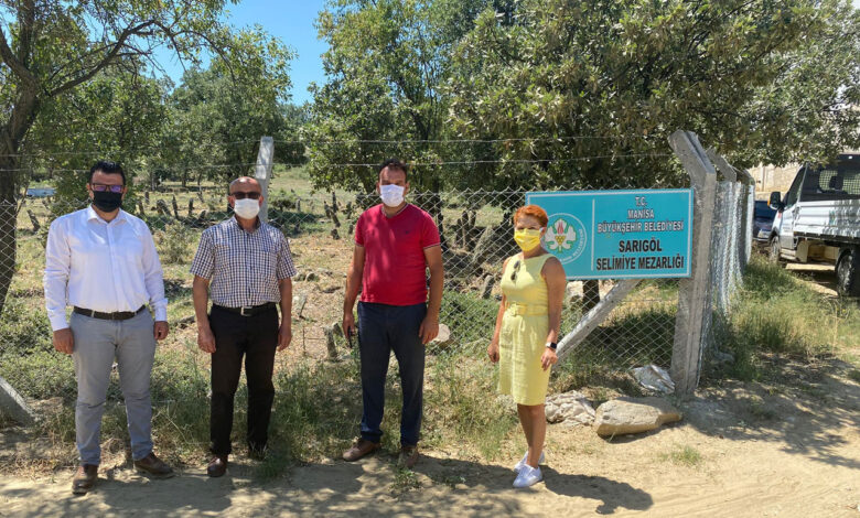 Manisa Sarıgöl’de mezarlıklar güvenli hale geldi