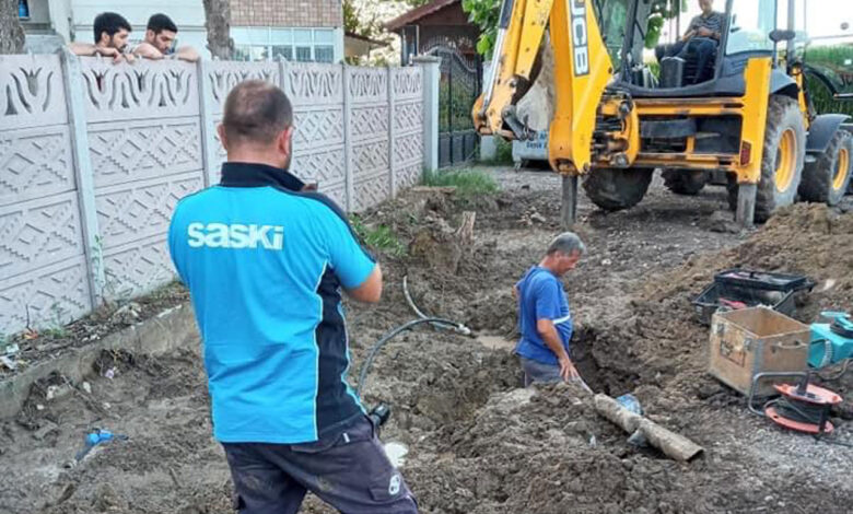 SASKİ ekipleri Sakarya Karakamış’da çalışıyor