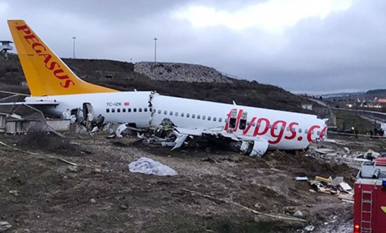 Pistten çıkan 2 uçakla ilgili kaza raporları hazırlandı