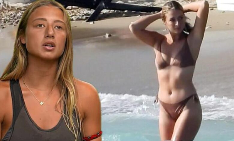 Survivor Aleyna Kalaycıoğlu, Çeşme tatilinde