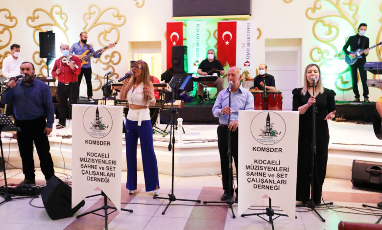 Kocaeli İzmit’te müzisyenlere destek