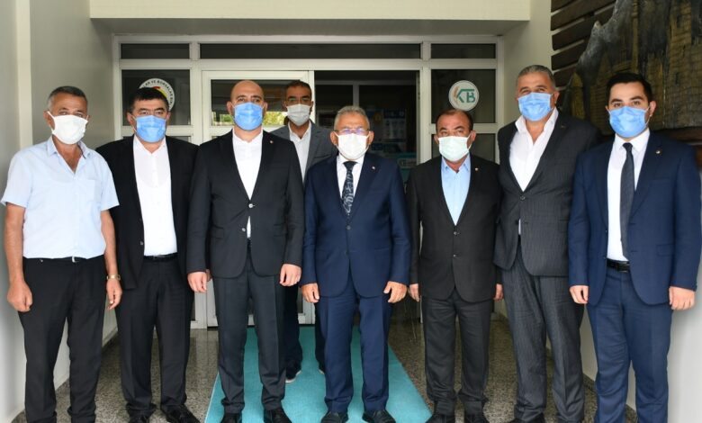 Kayseri Ticaret Borsası Memduh Büyükkılıç’ı ağırladı