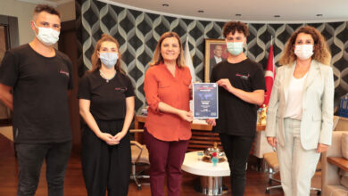 Kocaeli İzmit’te dünya ikincisi dansçıları ağırladı