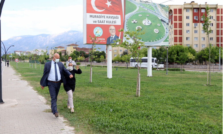 Manisa’da Menemen Caddesi’ne Büyükşehir eli