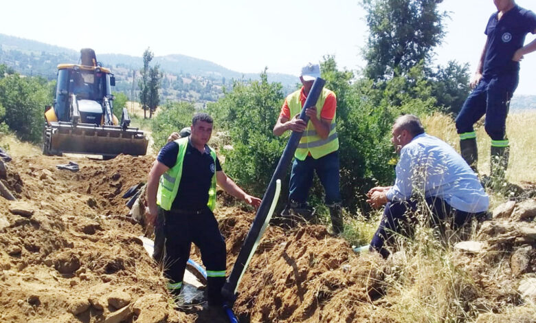 Manisa Gördes’te içme suyu hattına yenileme