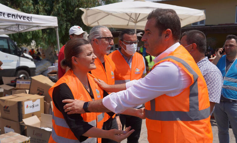 İzmit’ten Muğla Milas’a destek ziyareti