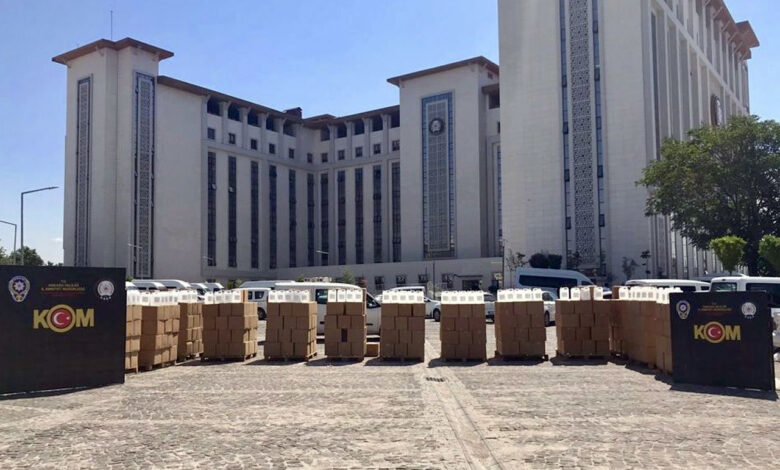 Ankara’da bayram öncesi binlerce litre etil alkol ele geçirildi