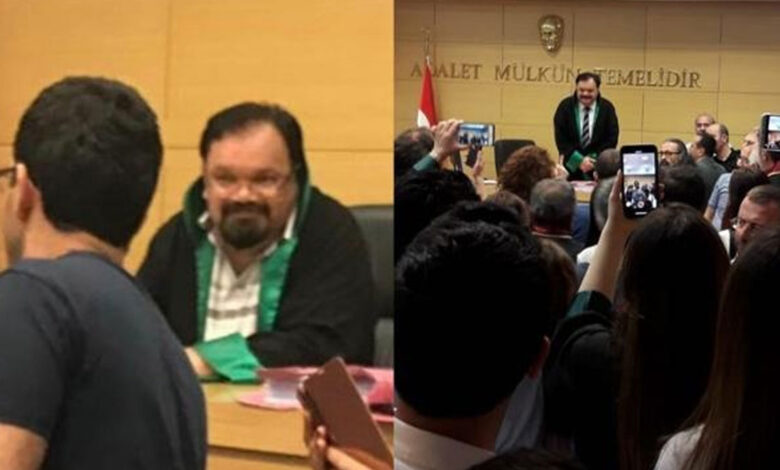 Etek boyu ölçen hakimin cezası belli oldu