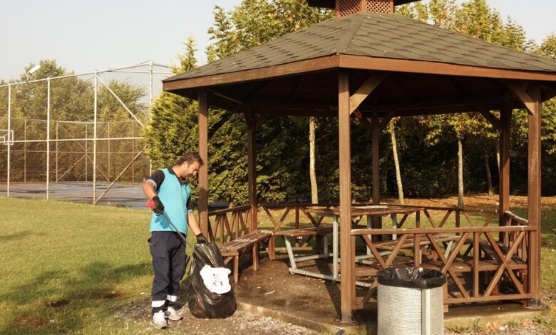 Kocaeli mesire yerleri ve yeşil alanlarda temizlik çalışması