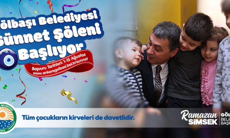 Ankara Gölbaşı Belediyesi sünnet şöleni için kayıtlara başladı
