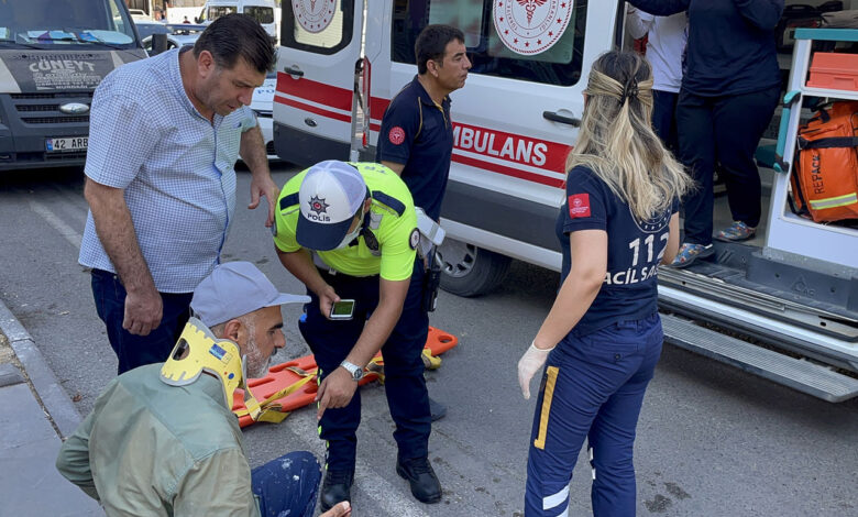 Adıyaman’da otomobil ile motosiklet çarpıştı:1 yaralı