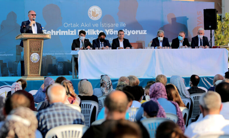 Sivas’ta mahalle meclisleri sürüyor