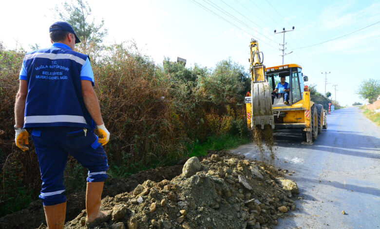 Muğla’da 8 mahalleye kanalizasyon hattı