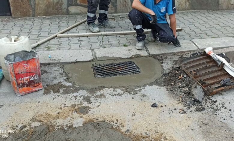 Sakarya’da yağmur mazgallarına müdahale