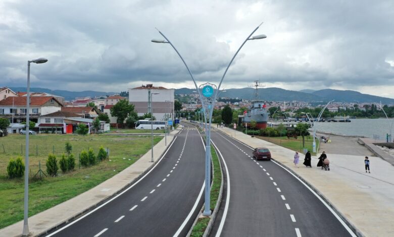 Gölcük Kavaklı Caddesi’nin çehresi değişti