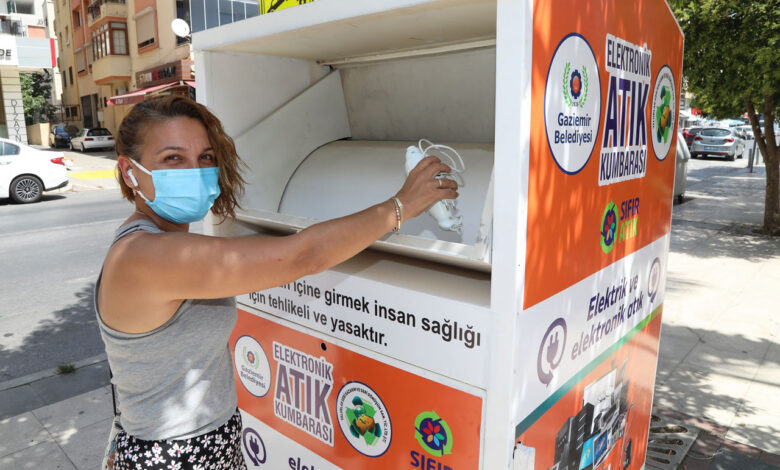 İzmir Gaziemir’de ‘geri dönüşüm’ seferberliği