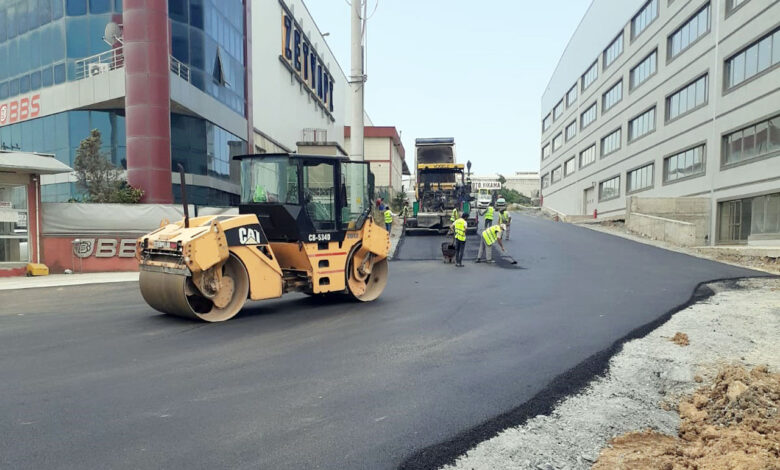 Kocaeli Gebze’de yol onarımlarına devam